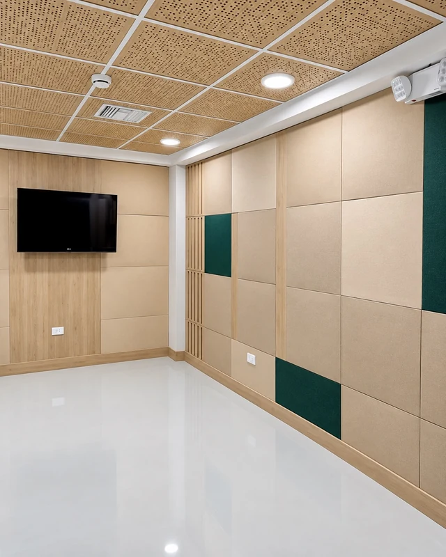 Estudio de TV y Radio COCOA: sala verde